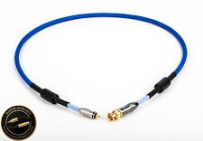 Van den Hul Silver-Plated SPDIF Cable 1.0m 75 Ohms +2 Ferrite RCA-BNC Blue braid