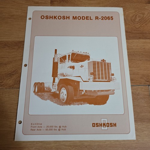 Vintage oshkosh model 2065 - oshkosh,