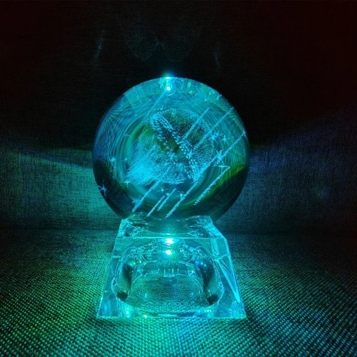 Led crystal ball solar - crystal,