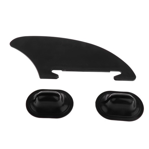 Black kayak skeg fin rowing - fin,
