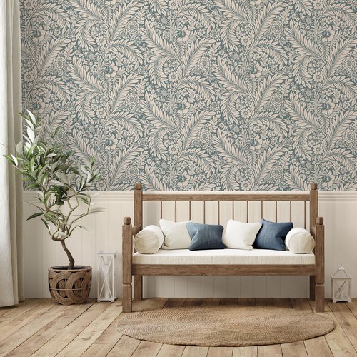 Victorian leaf wallpaper - victorian,