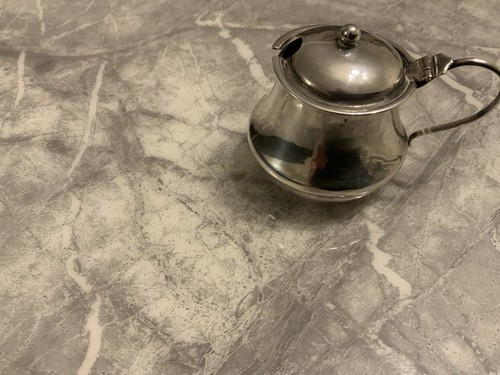 Silver sugar bowl - silver,