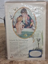 1920 FAIRY SOAP BATHROOM CHILD SAILBOAT FAIRBANK HEALTH BEAUTY DECOR AD [[SKU]