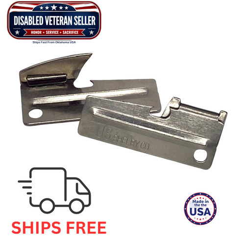 Two p38 can - openers, shelby