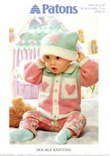 PATONS baby DK heart motif