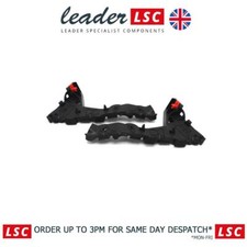 Pair Of Bumper Wing Brackets Vauxhall Astra H Mk5 24460283 24460284 Genuine New