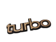 classic Saab turbo badge boot