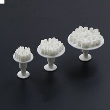 3pcs snowflake plunger - 3pcs, cutter