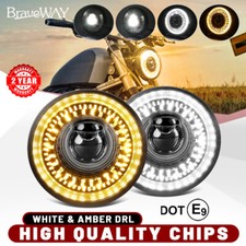 2PCS 5.75" LED Motorcycle