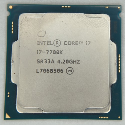 Intel core 7700k 2ghz - core, 4.2ghz