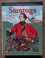 Saratoga. Battles of Tthe American Revolution, Vol I. GMT Games (2006) NEW.