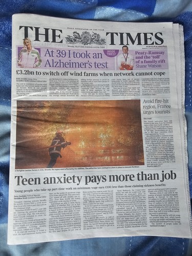The times newspaper - times, from