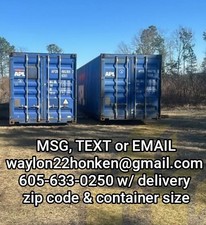 🚢 SHIPPING CONTAINERS 🚨