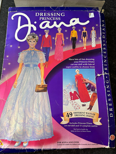 Princess diana paper doll - diana,