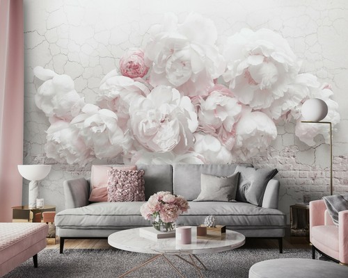 Floral photo mural - photo, wallpaper