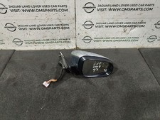 JAGUAR XF X250 O/S DRIVER SIDE RIGHT WING MIRROR CHROME (SLIGHTLY DAMAGED)