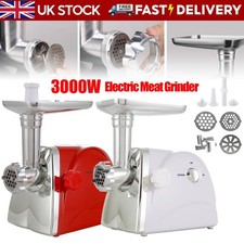 WinHolder Power 3000W Electric Meat Mincer Grinder Sausage Maker Food Grinding