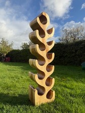 Stunning Hand Carved Wine Rack