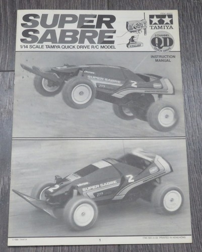 Tamiya super sabre - tamiya,