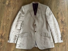 Howick 100% Linen Suit 40R “Natural Sand” W36 L32 BNWOT Immaculate RRP £289
