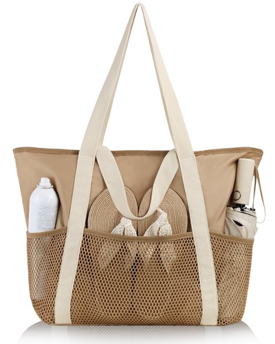 Homespon beach tote bag - beach, for