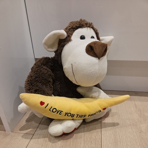 Monkey holding banana love - banana, i