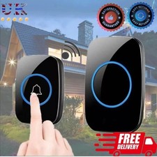 Waterproof Wireless Door Bells 1000ft Long Range Battery Home Cordless Doorbell