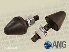 TRIUMPH SPITFIRE, GT6, TR4, TR4A, TR5, TR6 BONNET LOCATING CONES x 2 (612962)