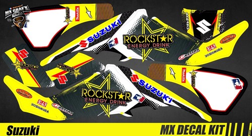 Quad decal kit for suzuki - kit,