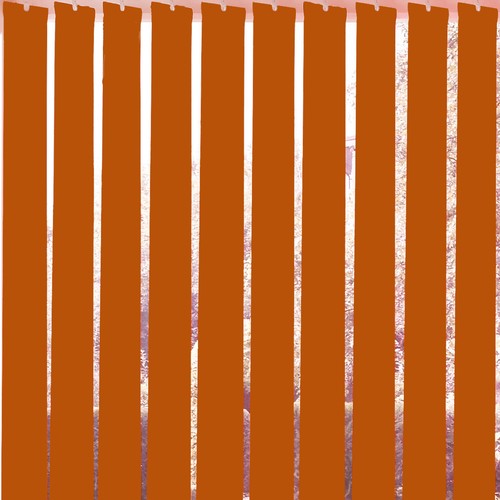 Burnt orange vertical - vertical, blind