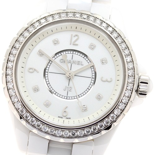 Chanel j12 h3110 diamond bezel - diamond,