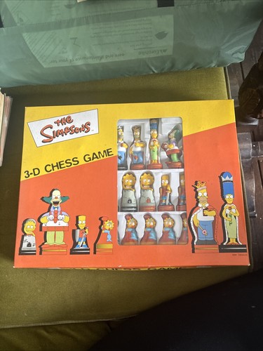 Simpsons chess game - 3-d,