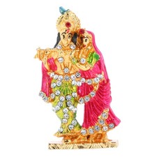 Radha Krishna Statue Murti Car