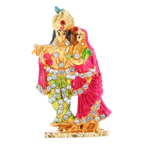 Radha krishna statue murti car - statue,