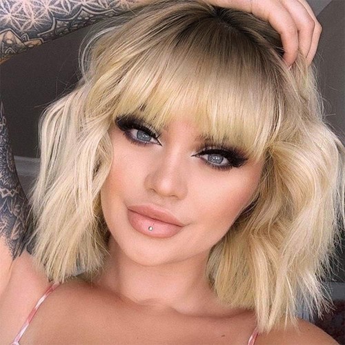 Missqueen short ombre - ombre, blonde