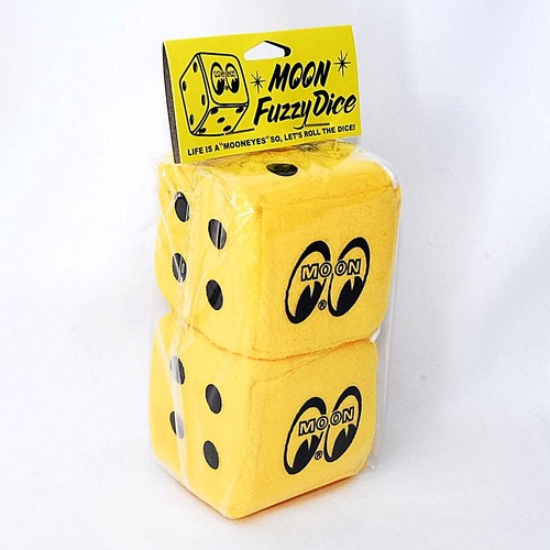 Mooneyes moon fuzzy dice - mooneyes,