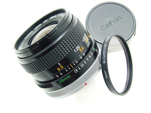 Canon 28mm s - fd, prime