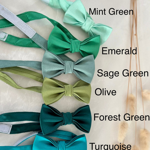 Green boy bow - boy, tie,
