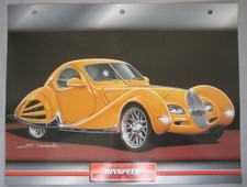 Rinspeed Yello Talbo Dream Cars Card