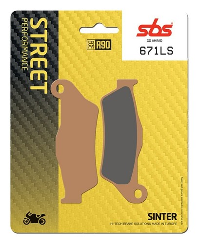 Sbs 671ls rear brake pads - rear,