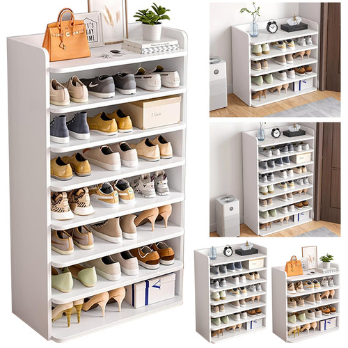 Tier wooden hallway shoe - 5/7/8,