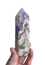 Lepidolite & Quartz Crystal