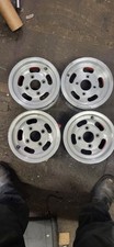 Classic Mini 4x101.6 Cobra Supa Slots 10" X 5 Wide Set Of 4 Alloy Wheels