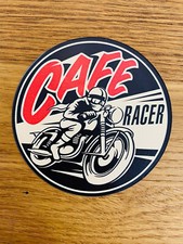 Cafe Racer Sticker Motorcycle Tank Oldschool Bobber USA Mi525