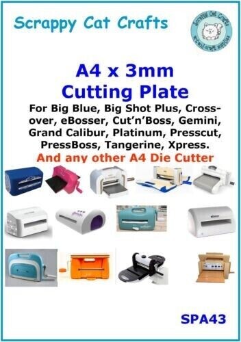 3mm cutting plate - a4, x