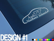 AUDIS TT NORTHERN IRELAND OWNERS GROUP STICKERS FACEBOOK CLUB DECALS