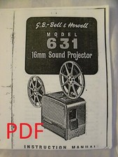 Instructions cine projector