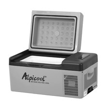 Camper Fridge Freezer -20°C 12V Portable Picnic Refrigerator 15L