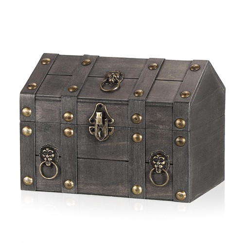 Vintage treasure chest box - chest,