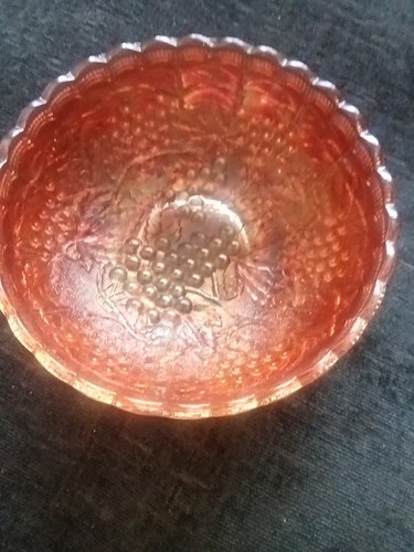 Carnival glass bowl - carnival,